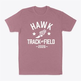 Hawk Primary School Track and Field Classic Dad T-Shirt