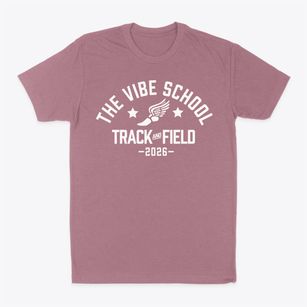 The Vibe School Track and Field Classic Dad T-Shirt