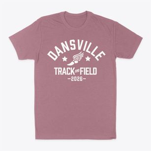 Dansville Senior High School Track and Field Classic Dad T-Shirt