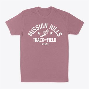 Mission Hills Christian School Track and Field Classic Dad T-Shirt