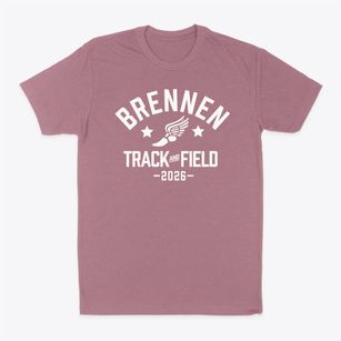 Brennen Elementary School Track and Field Classic Dad T-Shirt