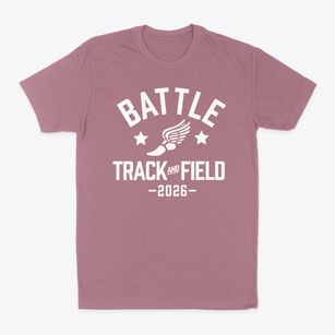 Battle Academy Track and Field Classic Dad T-Shirt