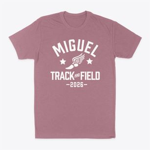 Miguel Carrillo Jr Elementary School Track and Field Classic Dad T-Shirt