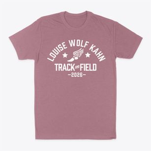 Louise Wolf Kahn Elementary School Track and Field Classic Dad T-Shirt