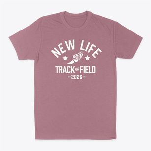 New Life Academy Track and Field Classic Dad T-Shirt
