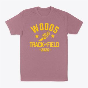 Woods Elementary School Track and Field Classic Dad T-Shirt