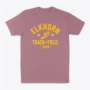 Elkhorn Area Middle School Track and Field Classic Dad T-Shirt