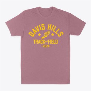 Davis Hills Middle School Track and Field Classic Dad T-Shirt