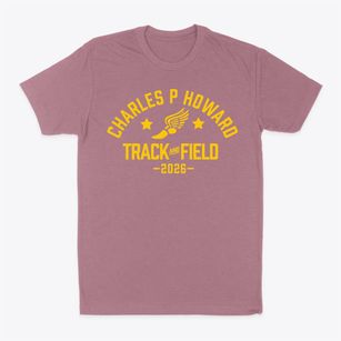 Charles P Howard Elementary School Track and Field Classic Dad T-Shirt