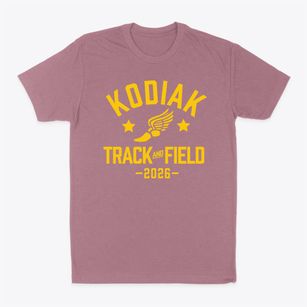 Kodiak High School Track and Field Classic Dad T-Shirt