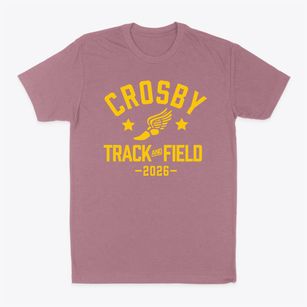 Crosby Middle School Track and Field Classic Dad T-Shirt