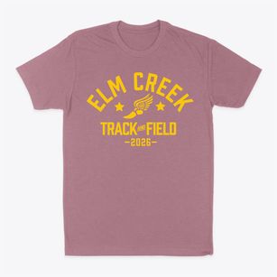 Elm Creek Elementary School Track and Field Classic Dad T-Shirt