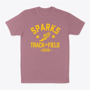 Sparks High School Track and Field Classic Dad T-Shirt
