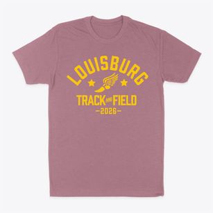 Louisburg Elementary School Track and Field Classic Dad T-Shirt