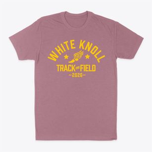 White Knoll Middle School Track and Field Classic Dad T-Shirt