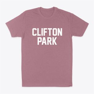 Clifton Park New York Classic Block Classic Dad T-Shirt