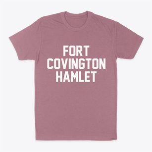 Fort Covington Hamlet New York Classic Block Classic Dad T-Shirt