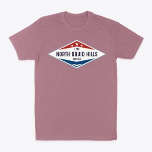 North Druid Hills Georgia Diamond Star Classic Dad T-Shirt