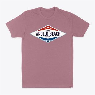 Apollo Beach Florida Diamond Star Classic Dad T-Shirt