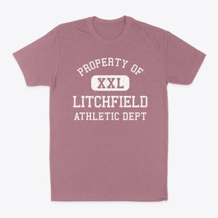 Litchfield Maine Athletic Dept Classic Dad T-Shirt