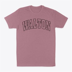 Walton Nebraska Trendy Block Classic Dad T-Shirt