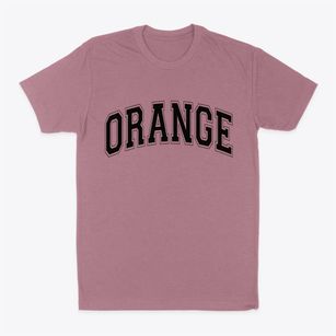 Orange Massachusetts Varsity Classic Dad T-Shirt