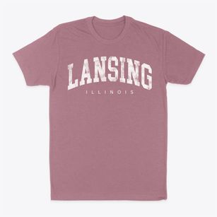 Lansing Illinois Urban Vibe Classic Dad T-Shirt