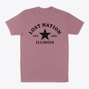 Lost Nation Illinois Star Classic Dad T-Shirt
