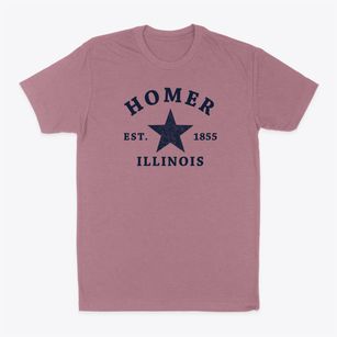 Homer Illinois Star Classic Dad T-Shirt