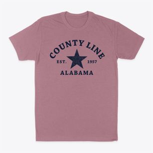 County Line Alabama Star Classic Dad T-Shirt