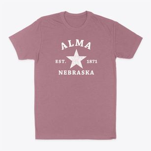 Alma Nebraska Star Classic Dad T-Shirt