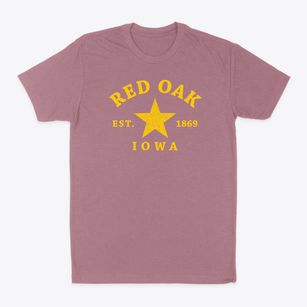 Red Oak Iowa Star Classic Dad T-Shirt