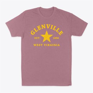 Glenville West Virginia Star Classic Dad T-Shirt