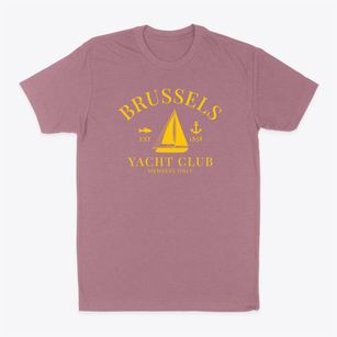 Brussels Wisconsin Yacht Club Classic Dad T-Shirt