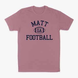 Matt Georgia Football Classic Dad T-Shirt