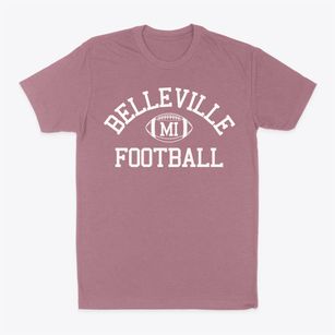 Belleville Michigan Football Classic Dad T-Shirt