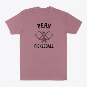 Peru Massachusetts Pickleball Classic Dad T-Shirt