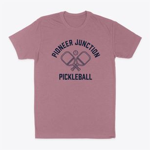 Pioneer Junction Montana Pickleball Classic Dad T-Shirt