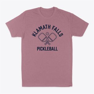 Klamath Falls Oregon Pickleball Classic Dad T-Shirt