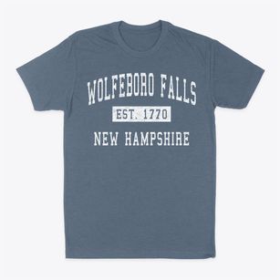 Wolfeboro Falls New Hampshire Classic Established Classic Dad T-Shirt
