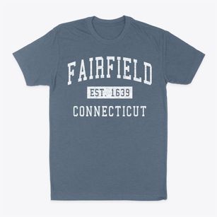 Fairfield Connecticut Classic Established Classic Dad T-Shirt
