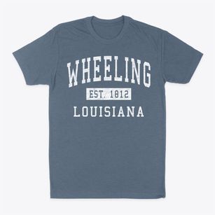 Wheeling Louisiana Classic Established Classic Dad T-Shirt
