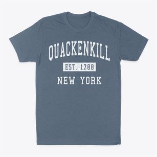 Quackenkill New York Classic Established Classic Dad T-Shirt