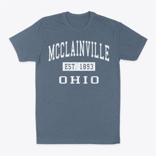 Mcclainville Ohio Classic Established Classic Dad T-Shirt