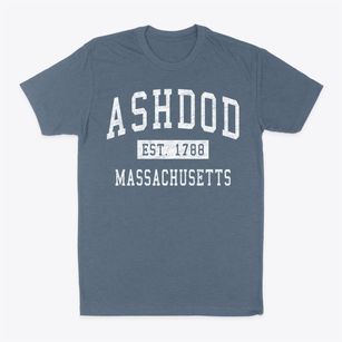 Ashdod Massachusetts Classic Established Classic Dad T-Shirt