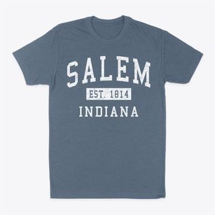 Salem Indiana Classic Established Classic Dad T-Shirt