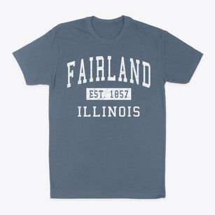 Fairland Illinois Classic Established Classic Dad T-Shirt