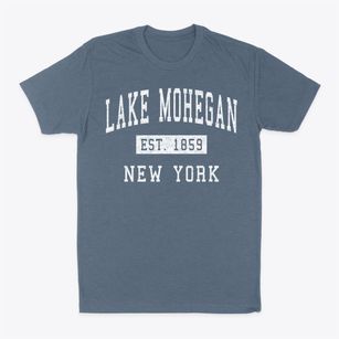 Lake Mohegan New York Classic Established Classic Dad T-Shirt