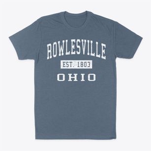 Rowlesville Ohio Classic Established Classic Dad T-Shirt