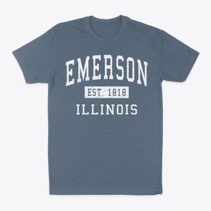 Emerson Illinois Classic Established Classic Dad T-Shirt
